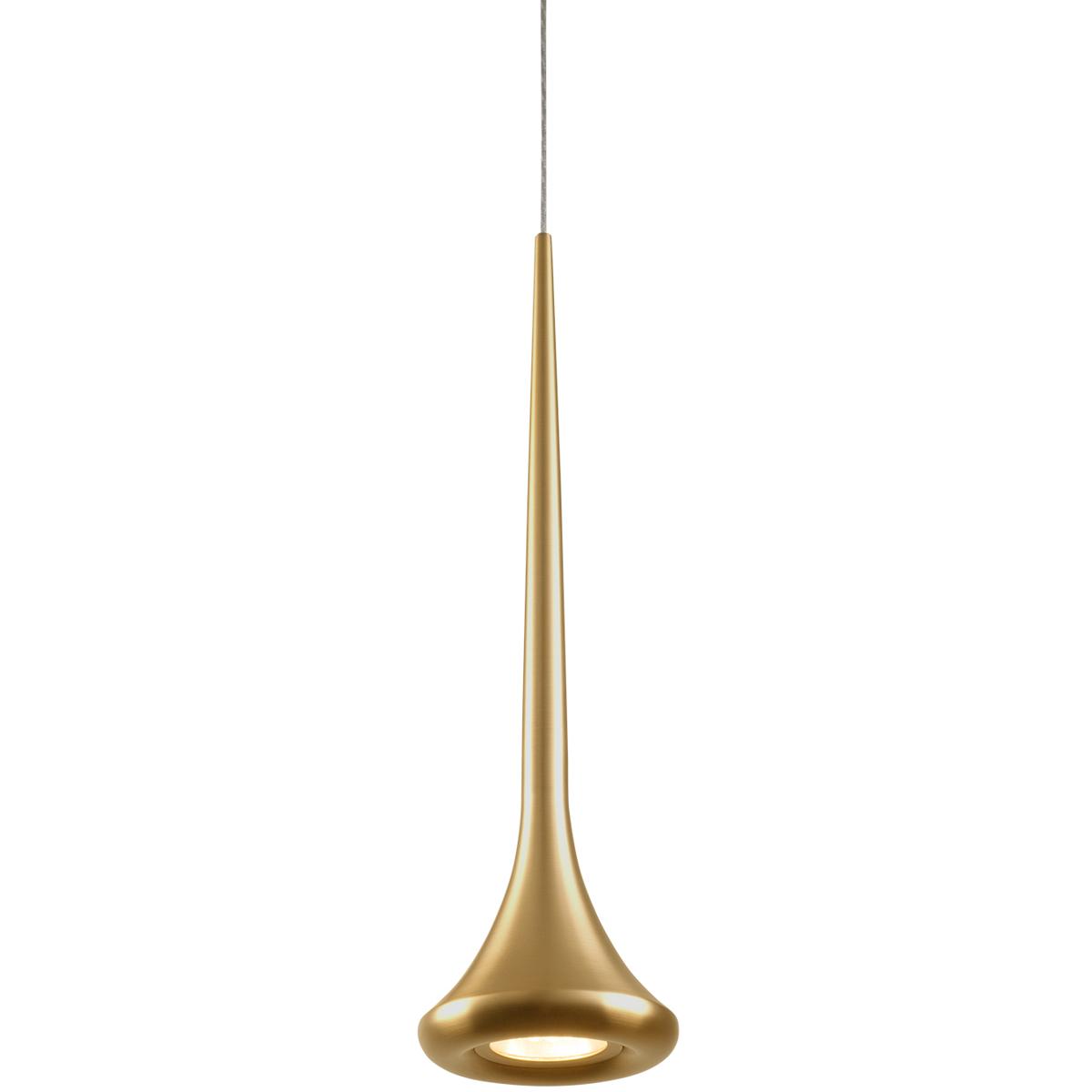 Kuzco Lighting 402601BG-LED Bach LED 5 inch Brushed Gold Pendant Ceiling Light