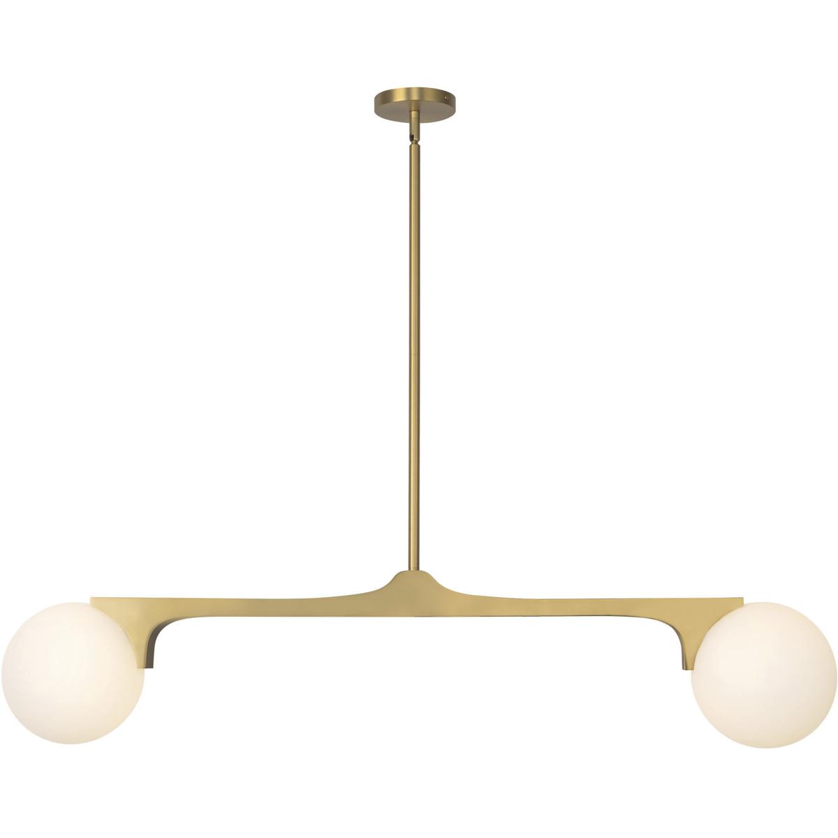 Kuzco Lighting LP11546-BG Briar 2 Light 46.88 inch Brushed Gold Linear Pendant Ceiling Light