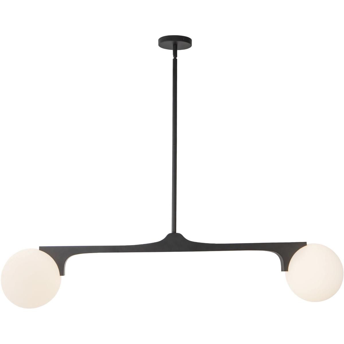 Kuzco Lighting LP11546-BK Briar 2 Light 46.88 inch Black Linear Pendant Ceiling Light