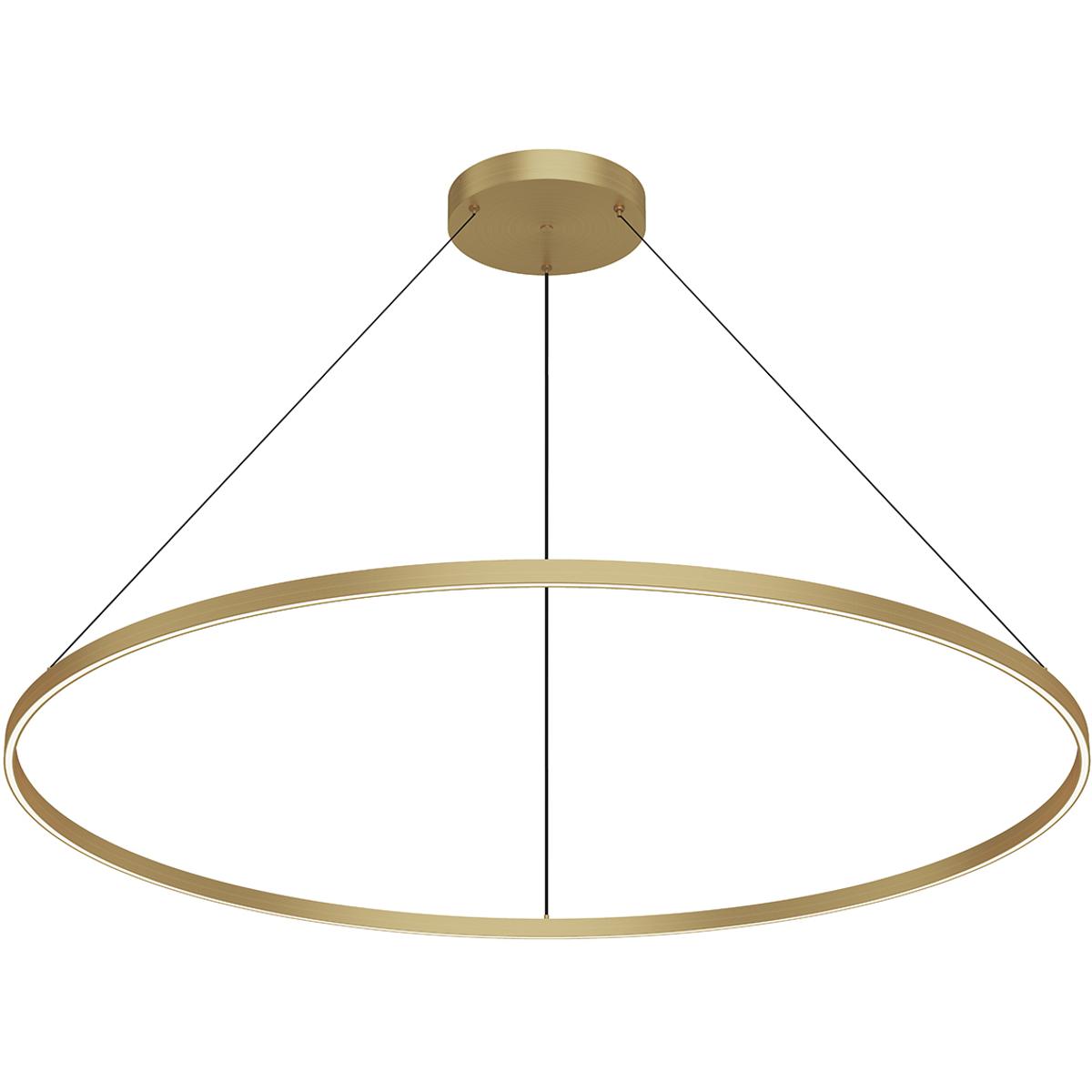 Kuzco Lighting PD87760-BG Cerchio LED 59 inch Brushed Gold Pendant Ceiling Light
