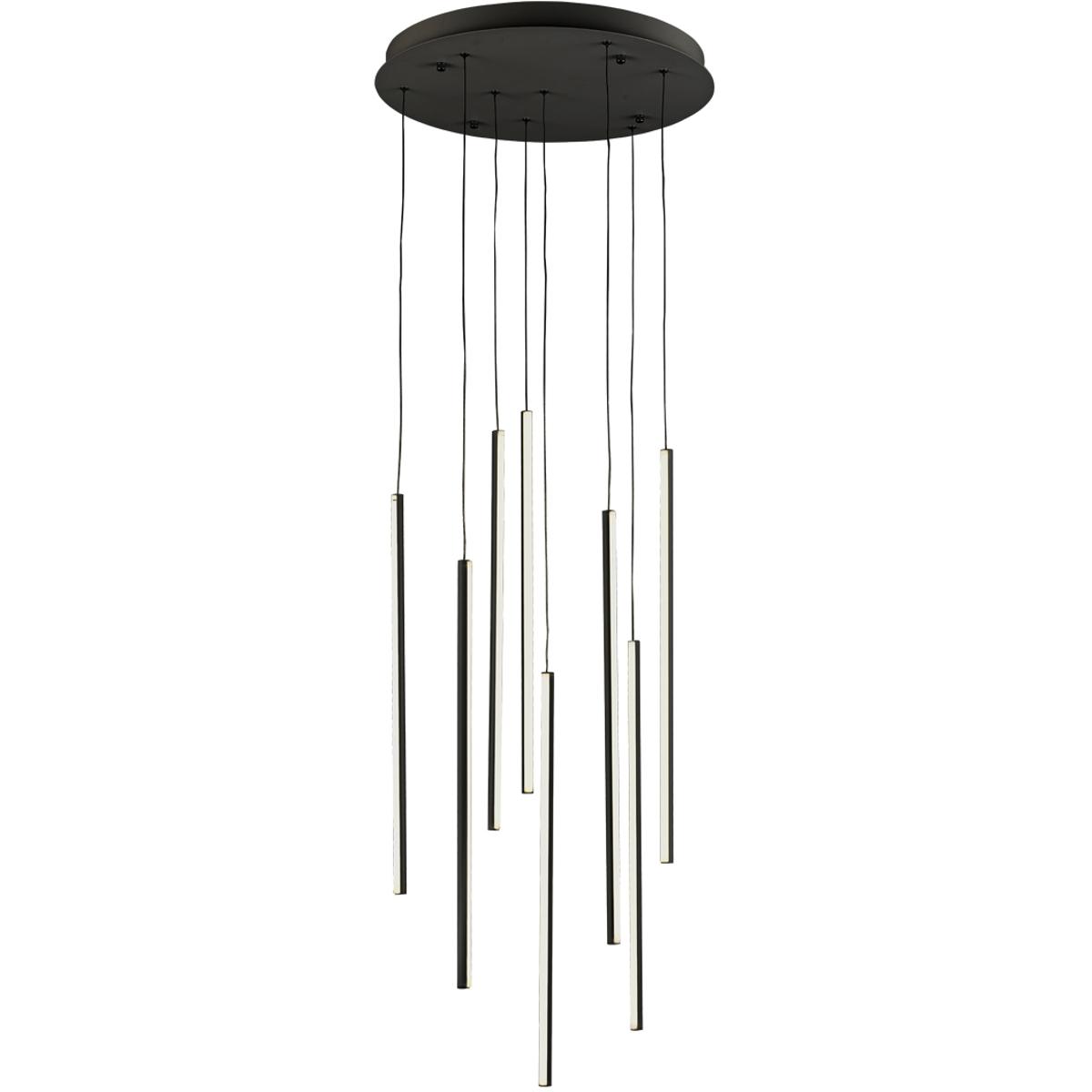 Kuzco Lighting MP14919-BK-UNV-010 Chute LED 19 inch Black Multi Pendant Ceiling Light