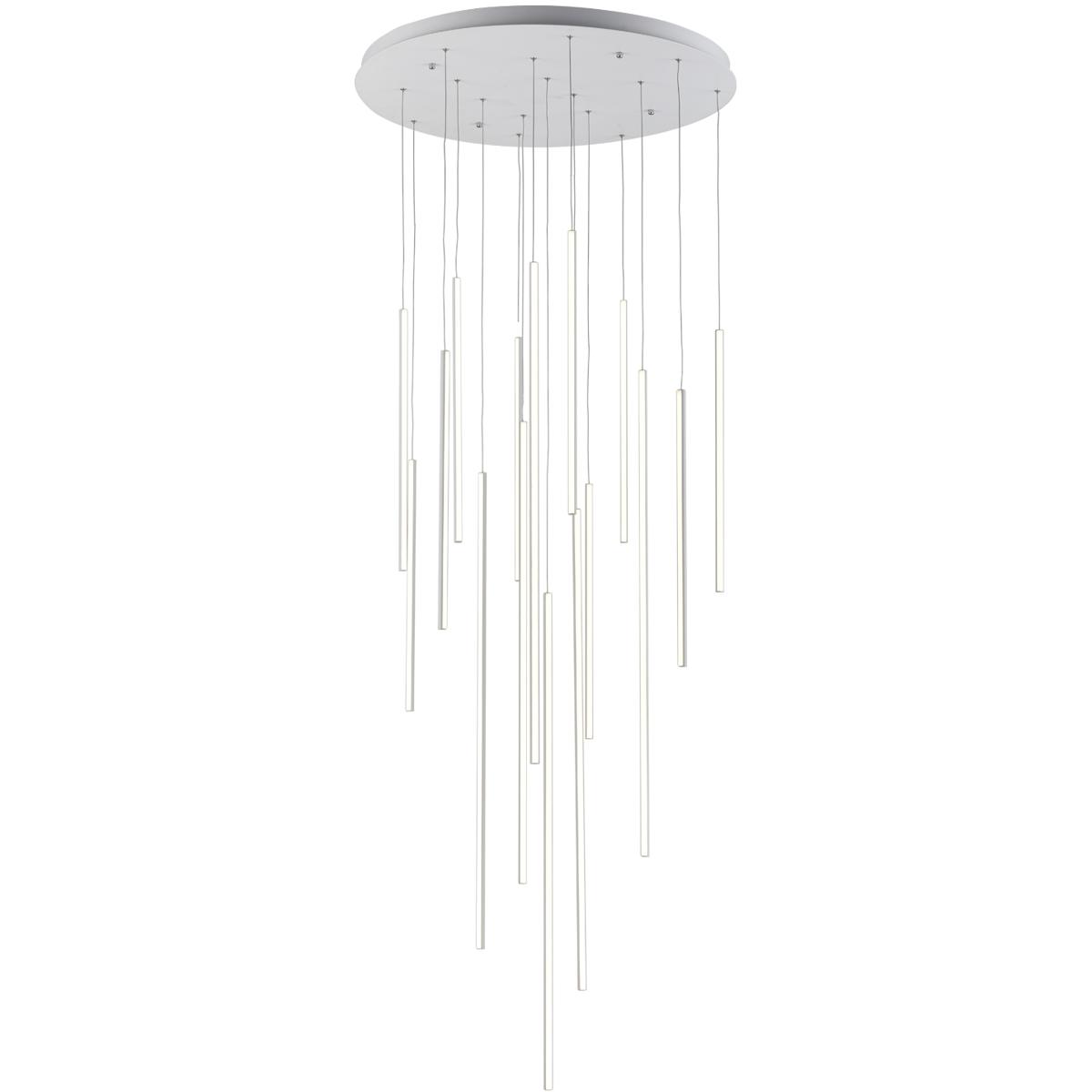 Kuzco Lighting MP14932-WH-UNV-010 Chute LED 31.5 inch White Multi Pendant Ceiling Light
