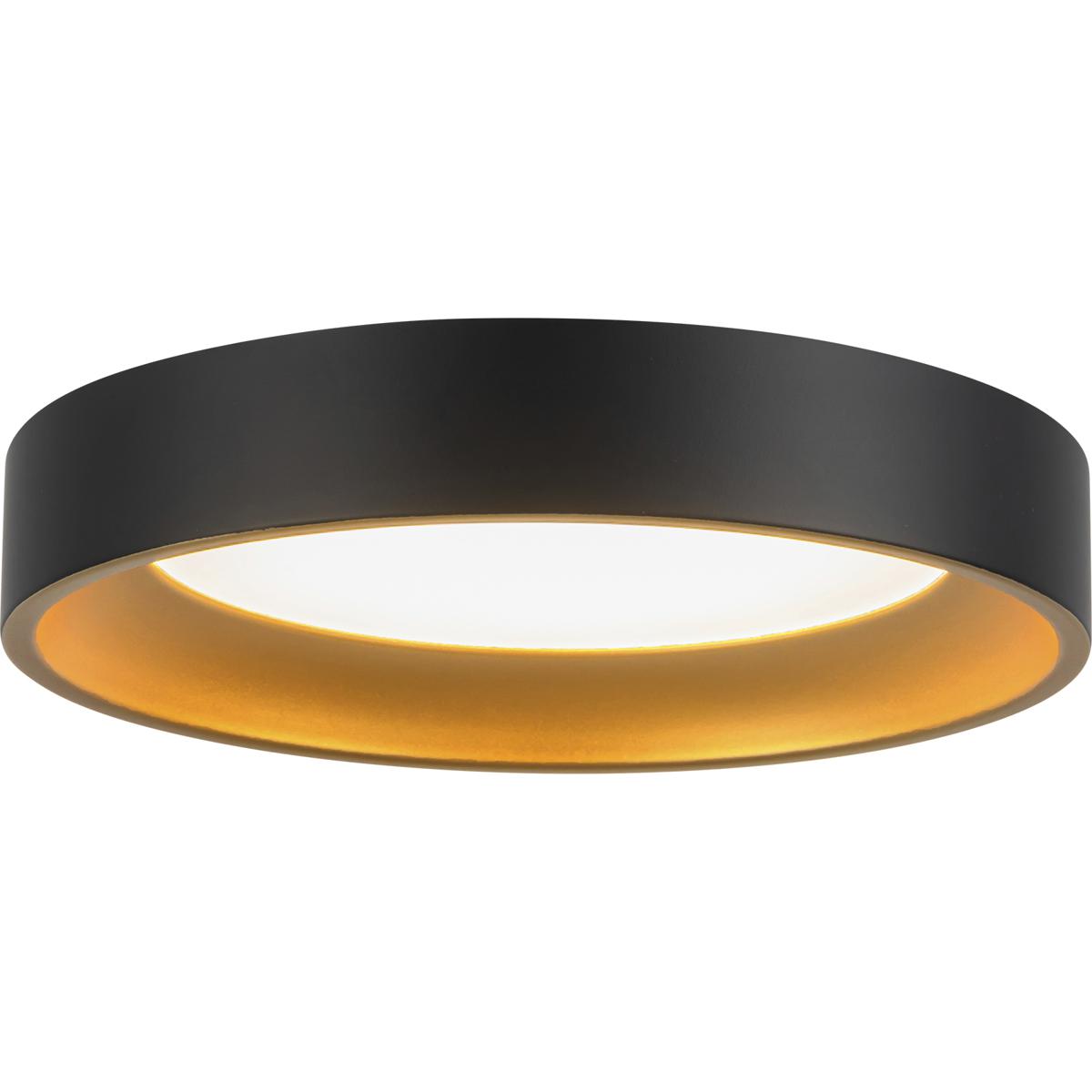 Kuzco Lighting FM0702607BKGD Nix 7.25 inch Black and Gold Flush Mount Ceiling Light