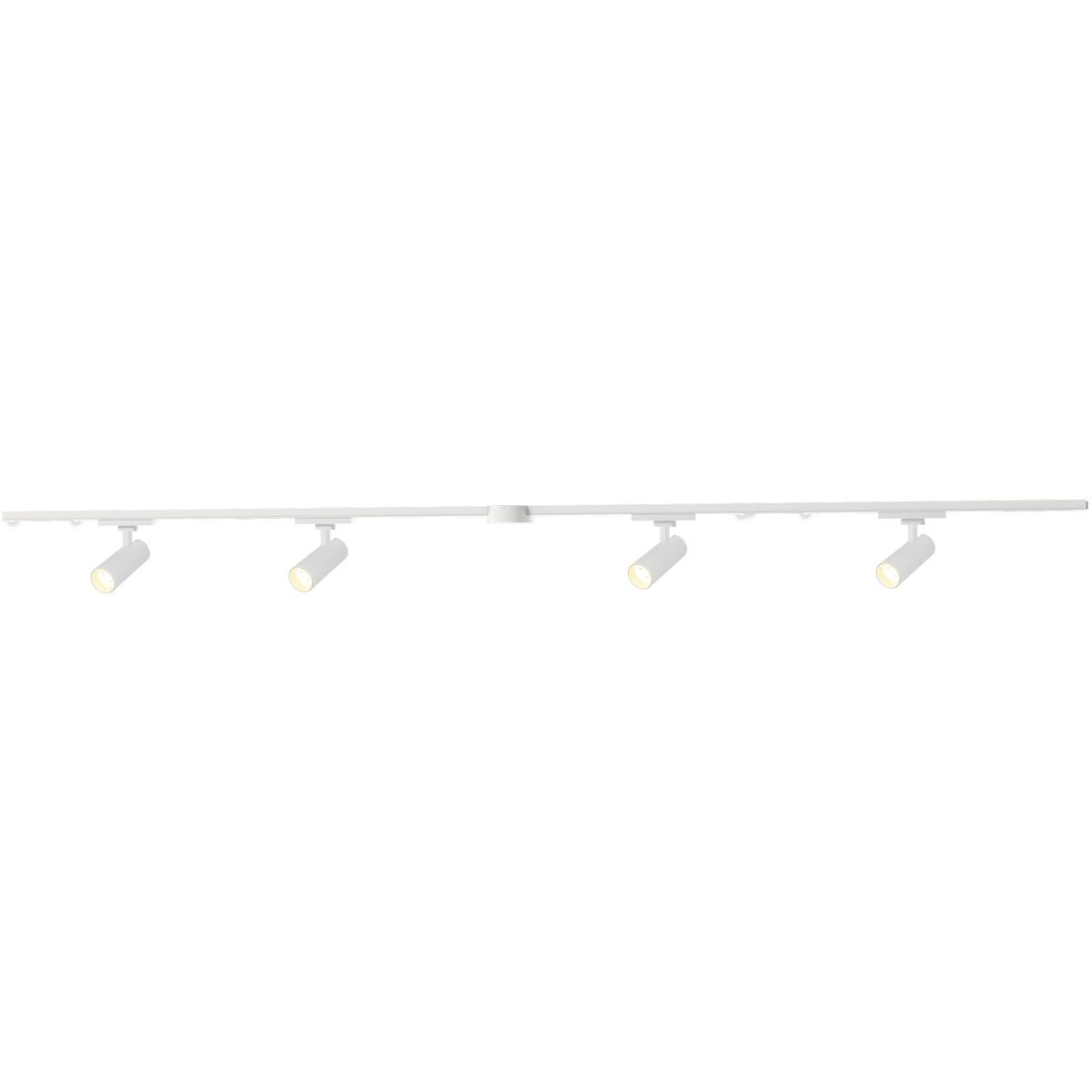 Kuzco Lighting TR4C4-S25914-WH Paolo 120 White Trilo Track Ceiling Light