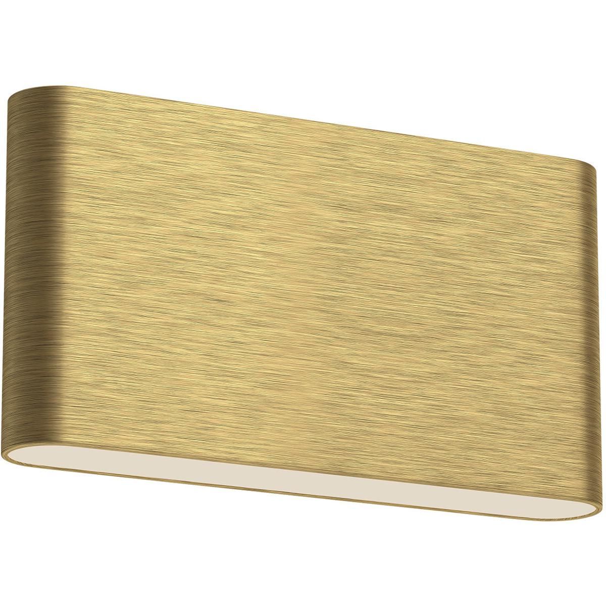 Kuzco Lighting AT68010BGUNV Slate 988 inch Brushed Gold ADA Allterior Wall Light