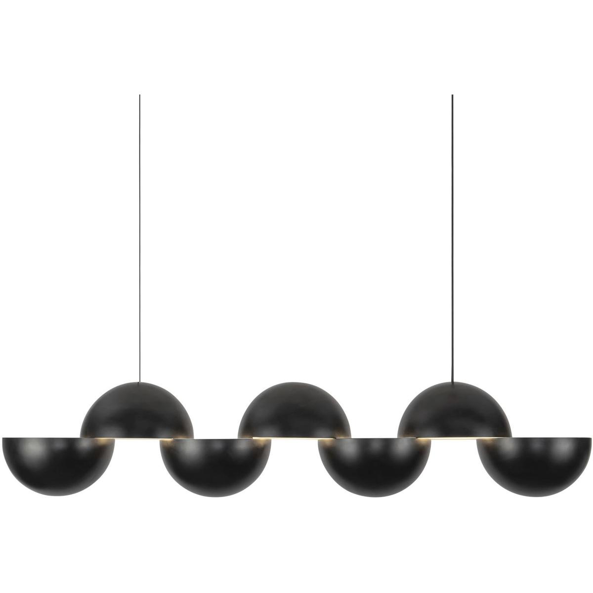 Kuzco Lighting LP23241BK Void 41 inch Black Linear Pendant Ceiling Light