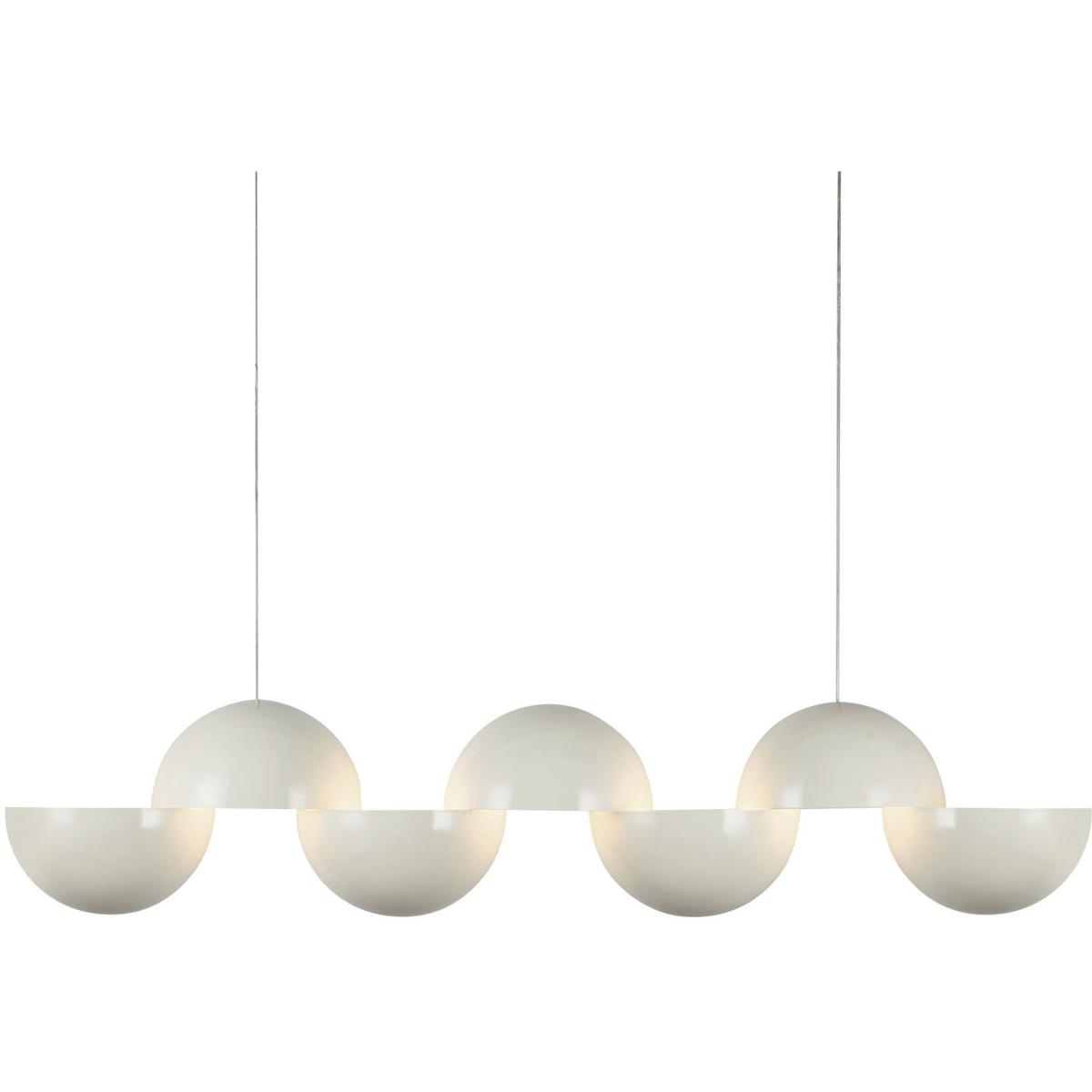Kuzco Lighting LP23241PW Void 41 inch Pearl White Linear Pendant Ceiling Light