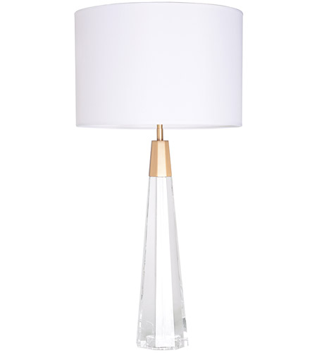 Brushed Brass Table Lamp Portable Light, Monroe Table Lamp