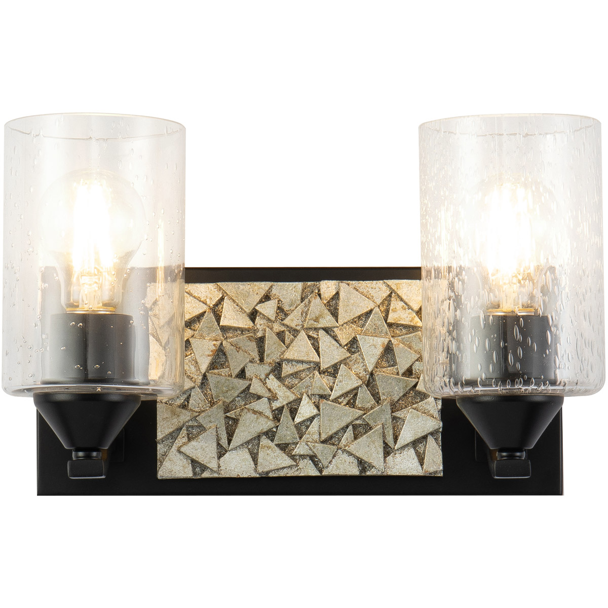 Lucas + McKearn BB90586MB-2B1S Bocage 2 Light 13 inch MB Bath Light Wall Light in Matte Black