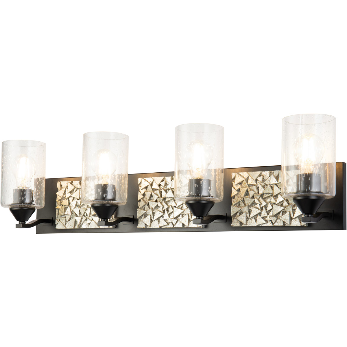 Lucas + McKearn BB90586MB-4B1S Bocage 4 Light 31 inch MB Bath Light Wall Light in Matte Black