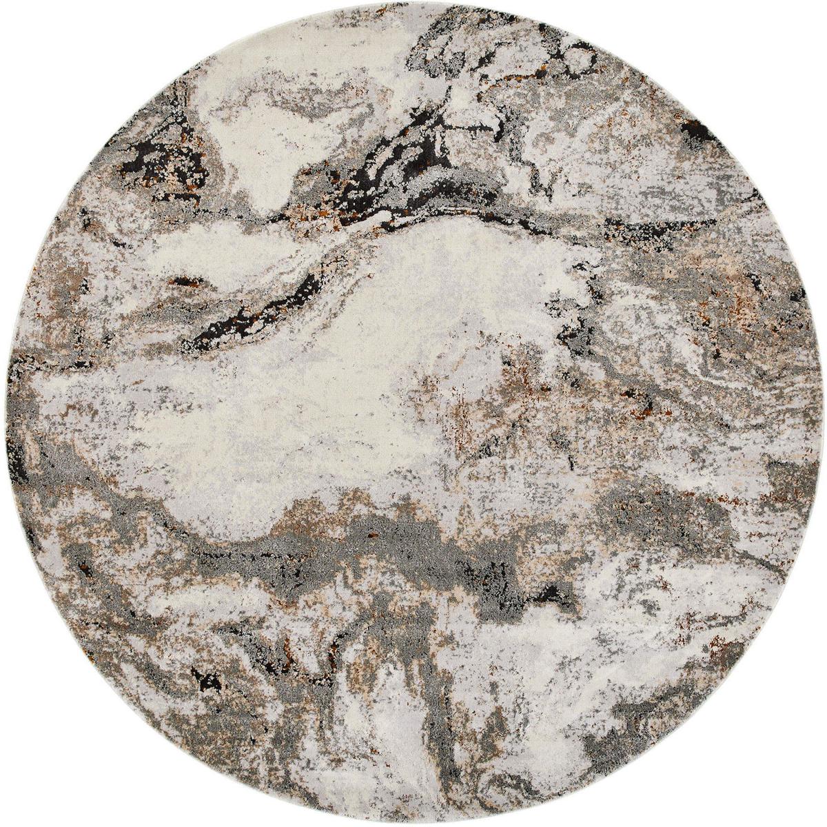 Lavin T2046-05R Hadim Earth Tones Rug in 5 Round