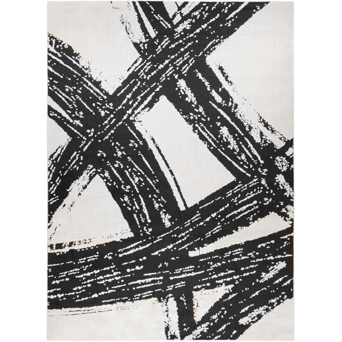 Lavin T9015-1013 Optika 158 X 118 inch Black/White Rug in 10 x 13