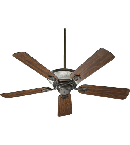 Quorum Roderick 52 Inch Oiled Bronze With Teak Blades Ceiling