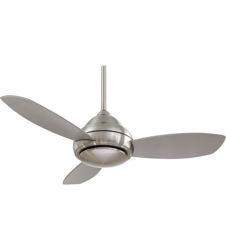 Minka Aire F516l Bn Concept I 44 Inch Brushed Nickel With Silver