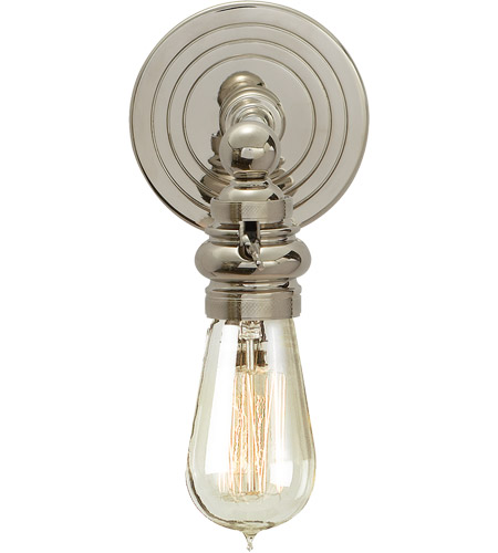 Visual Comfort E F Chapman Boston 1 Light 5 Inch Chrome Wall Light In None Sl2931ch Open Box