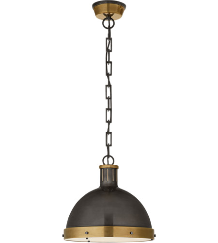 visual comfort brass pendant