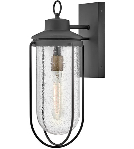 Lark 82034MB Moby 1 Light 19 inch Museum Black Outdoor Sconce photo