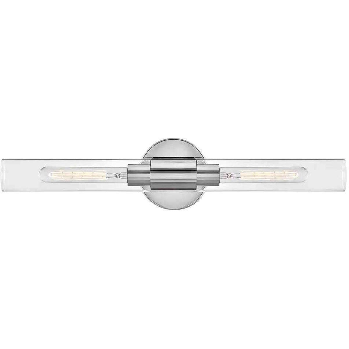 Lark 85402CM Shea LED 24 inch Chrome Bath Light Wall Light