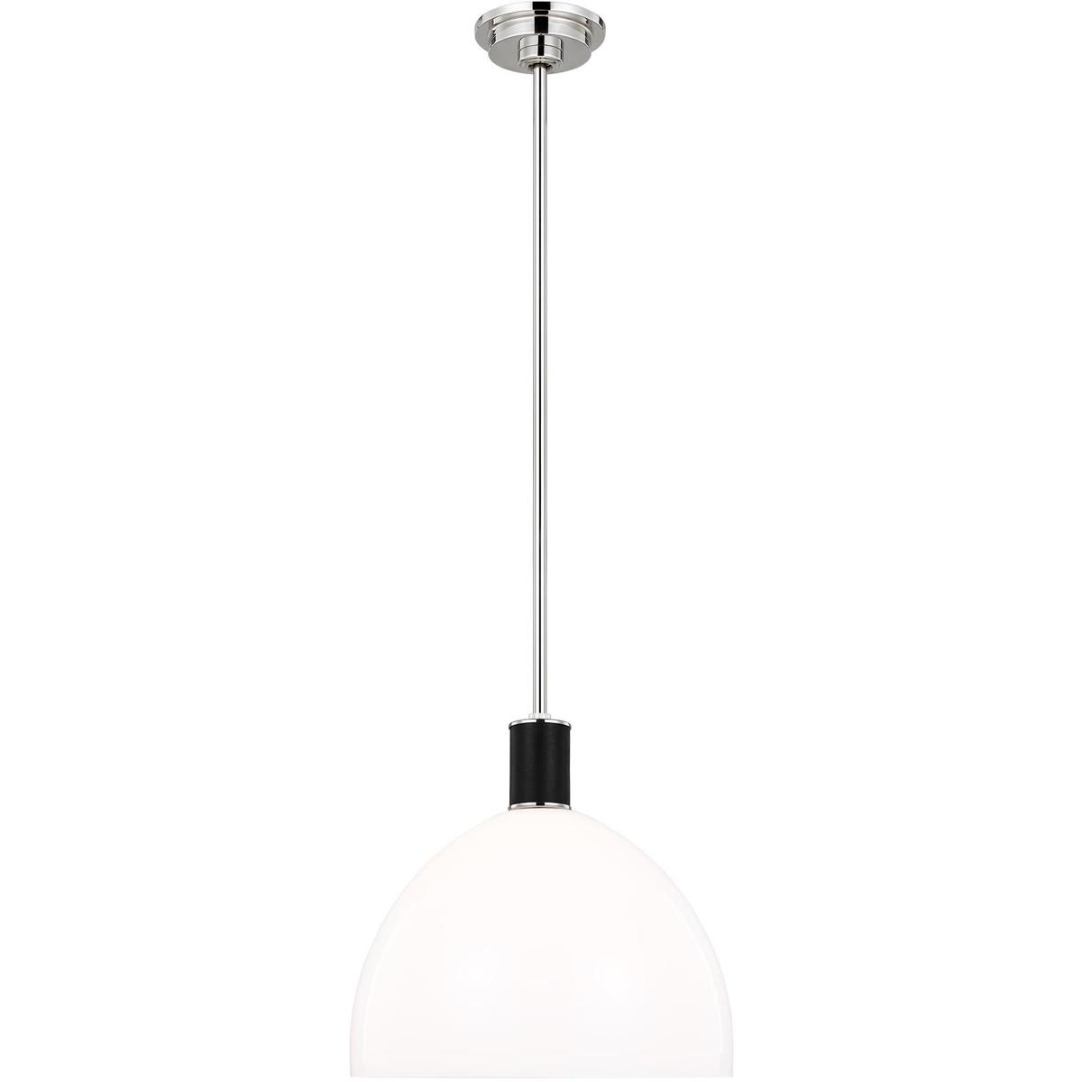 Lauren Ralph Lauren LP1051PNMG Hadley 1 Light 13 inch Polished Nickel Pendant Ceiling Light