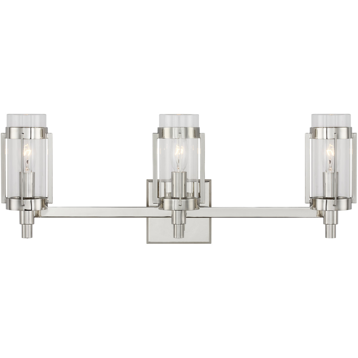 Lauren Ralph Lauren LV1023PN Flynn 3 Light 23 inch Polished Nickel Vanity Light Wall Light