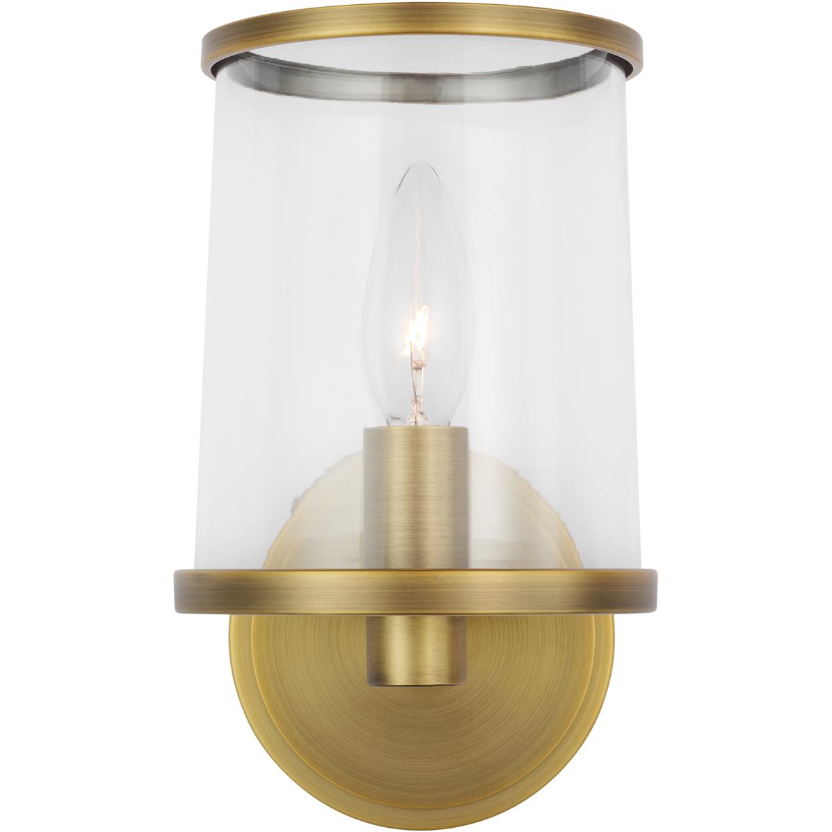 Lauren Ralph Lauren LV1081TWB Reynolds 1 Light 538 inch Time Worn Brass Vanity Light Wall Light
