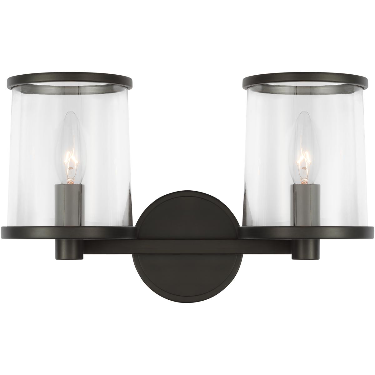 Lauren Ralph Lauren LV1082AI Reynolds 2 Light 1463 inch Aged Iron Vanity Light Wall Light