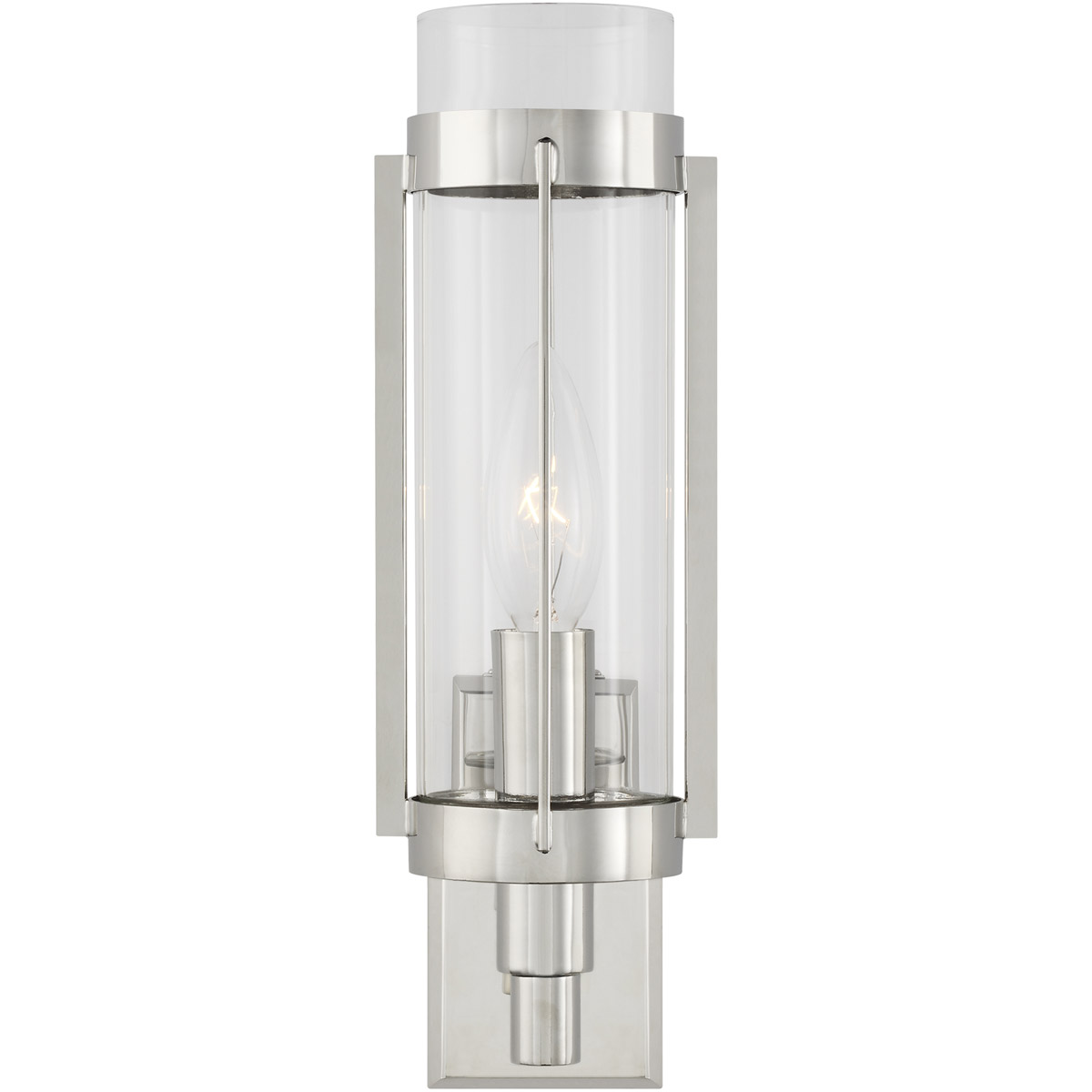 Lauren Ralph Lauren LW1031PN Flynn 1 Light Polished Nickel Wall Sconce Wall Light