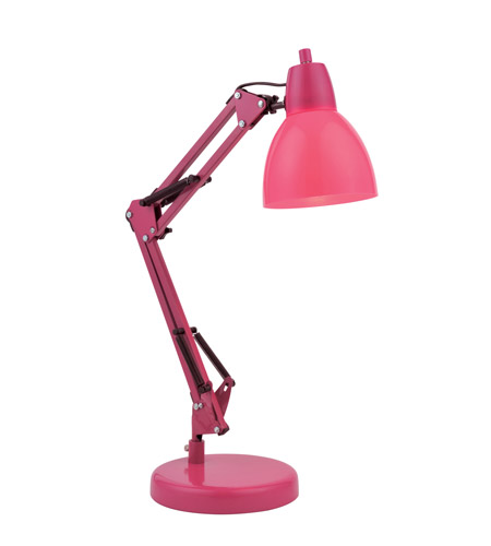 Watt Hot Pink Desk Lamp Portable Light, Light Pink Desk Lamp