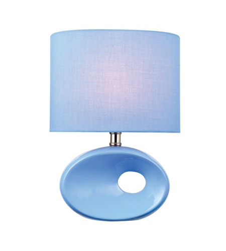Blue Table Lamp Portable Light, Pale Blue Table Lamp