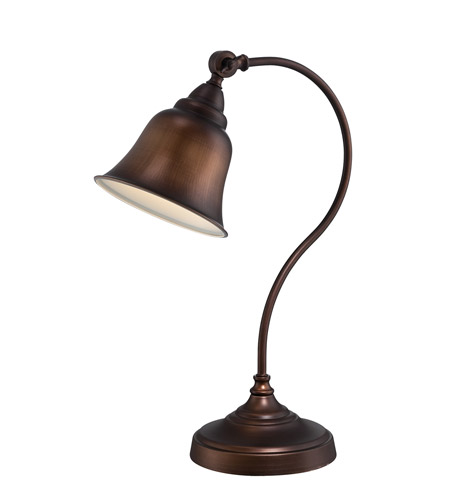 copper table lamp