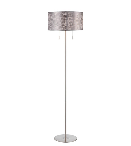 Polished Steel Floor Lamp Portable Light, Possini Droplet Floor Lamp
