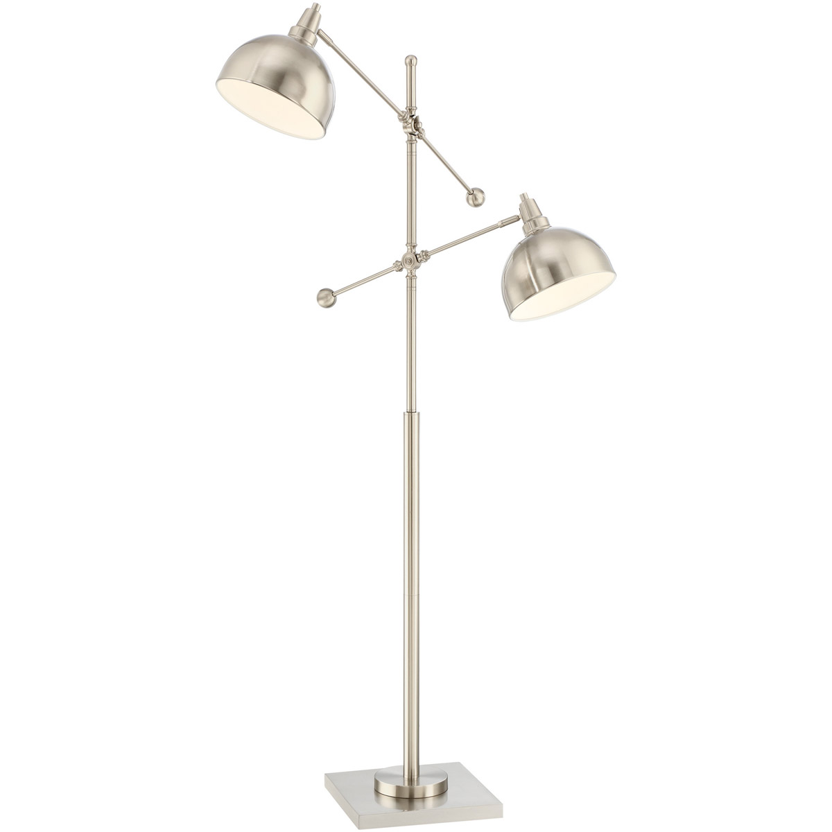 Lite Source LS-82605BN Cupola 59 inch 100.00 watt Brushed Nickel Floor Lamp Portable Light