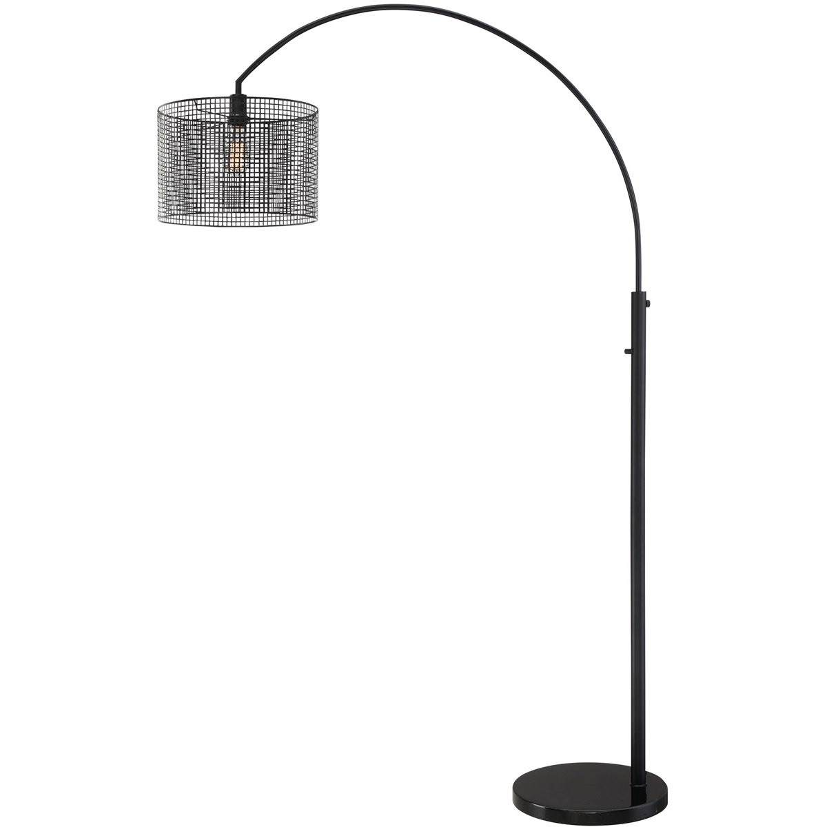 Lite Source LS83018 Hamilton 795 inch 75 watt Black Arc Lamps Portable Light
