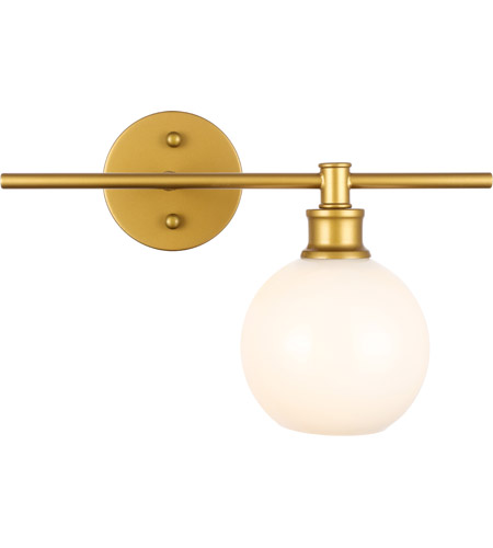 Living District LD2303BR Collier 1 Light 15 inch Brass Wall sconce Wall Light, Right photo
