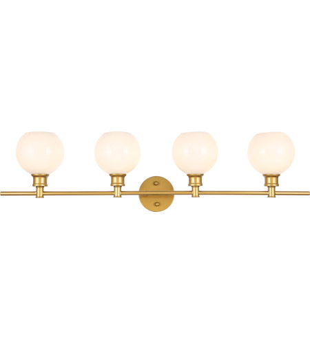 Living District LD2323BR Collier 4 Light 38 inch Brass Wall sconce Wall Light photo