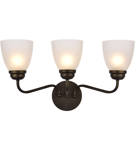 Living District LD8001W22ORB Bale 3 Light 22 inch Oil Rubbed Bronze Wall Sconce Wall Light photo