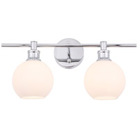 Living District LD2315C Collier 2 Light 19 inch Chrome Wall sconce Wall Light alternative photo thumbnail