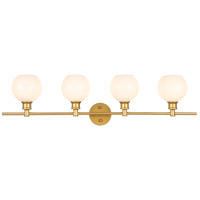 Living District LD2323BR Collier 4 Light 38 inch Brass Wall sconce Wall Light photo thumbnail