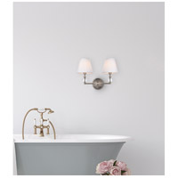 Living District LD7022W15SN Bethany 2 Light 17 inch Stain Nickel Bath Sconce Wall Light alternative photo thumbnail