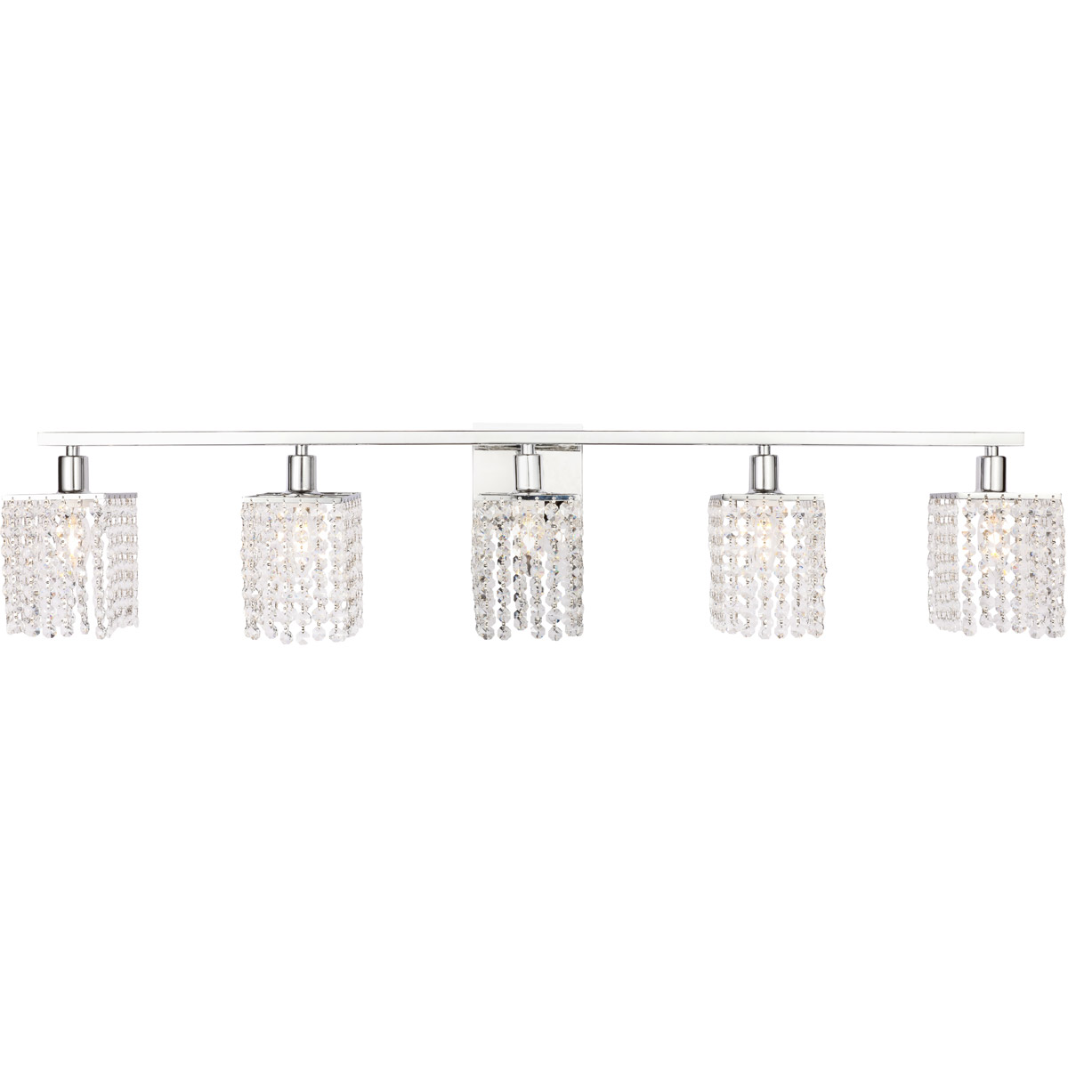 Decovio 13121-CCR5 Adams 5 Light 42 inch Chrome Wall sconce Wall Light