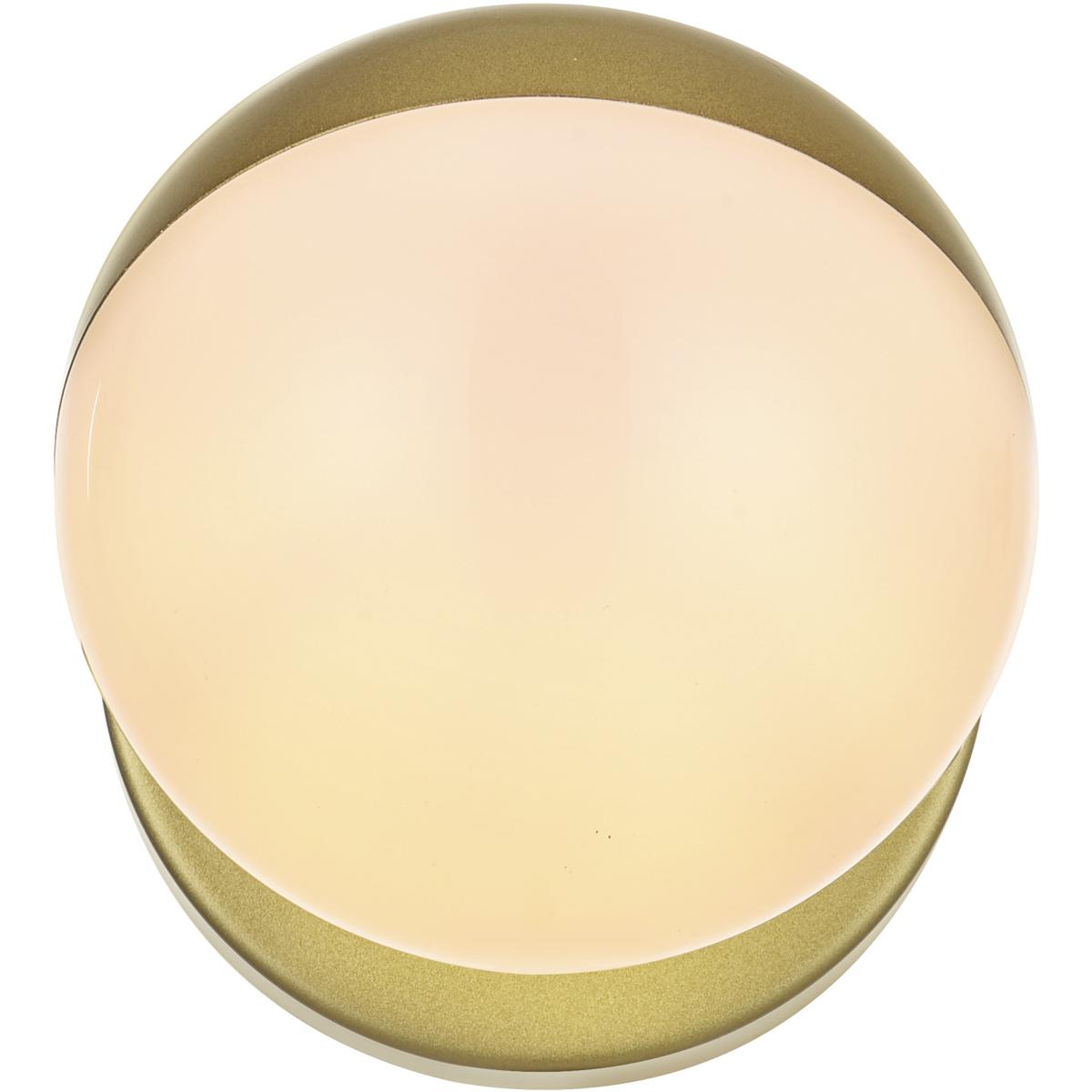 Living District LD7305W5BRA Majesty 1 Light 5 inch Brass Bath Sconce Wall Light
