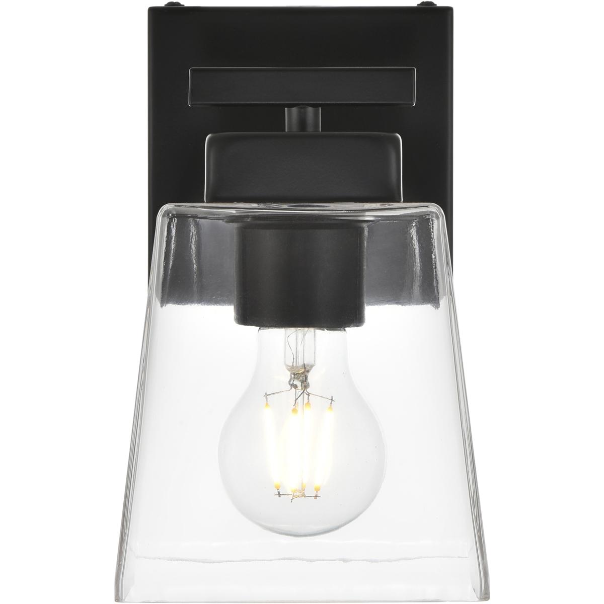 Living District LD7312W5BLK Merrick 1 Light 5 inch Black Bath Sconce Wall Light