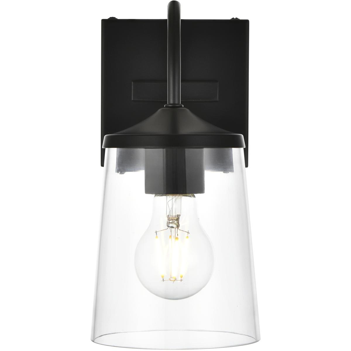 Living District LD7313W5BLK Avani 1 Light 5 inch Black Bath Sconce Wall Light