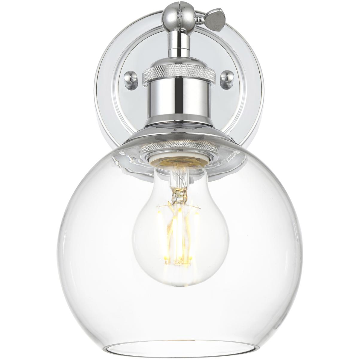 Living District LD7325W6CH Kai 1 Light 6 inch Chrome Bath Sconce Wall Light