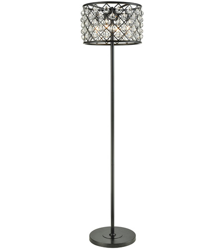 Light Visions 63279 4 Contemporary 67, Round Crystal Floor Lamp