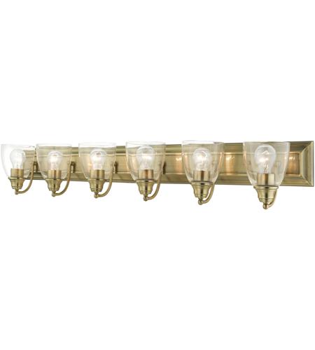 Antique Brass Vanity Sconce Wall Light, 48 Inch Bath Light Fixture
