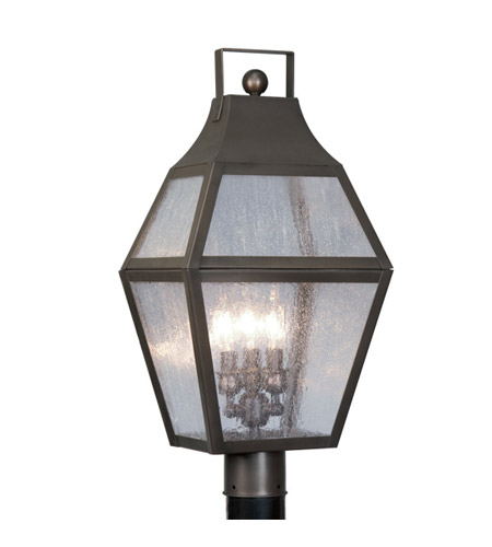 Augusta 3 Light Post Lights & Accessories in Bronze 2083 07