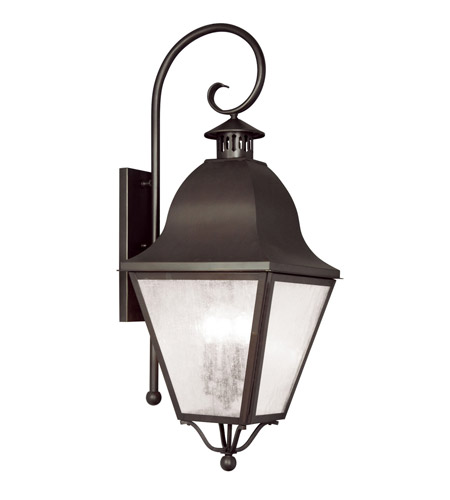 Amwell 4 Light Outdoor Wall Lights in Bronze 2558 07