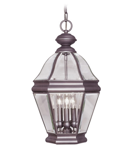 Bradford 4 Light Outdoor Pendants/Chandeliers in Bronze 2637 07