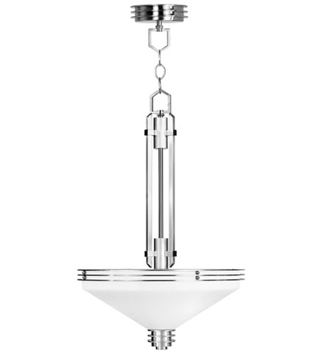 Matrix 3 Light Chandeliers in Brushed Nickel 4354 91